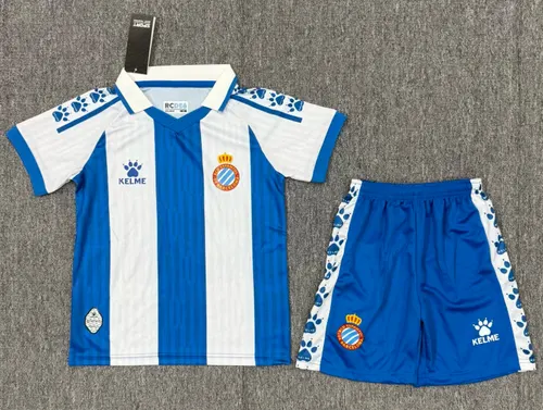 2025/2026 RCD Espanyol Maillot Domicile Football  Taille Enfant — view 1