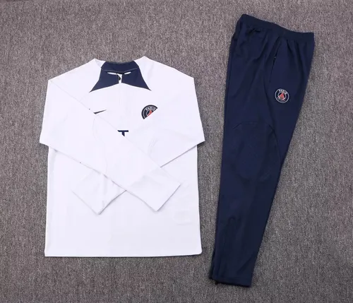 Survêtement Mi-Tire Psg Paris Saint-Germain Blanc 2022/2023 Ensemble — view 7