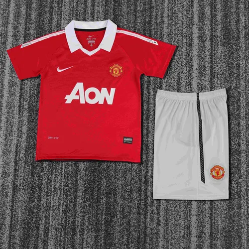 2010-2011 Retro Manchester United Camiseta Local  Talla Infantil — view 1