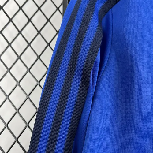 Camisa Versão Jogador Manga Longa Azul Edição Conjunta Manchester United 2024/2025  — view 3