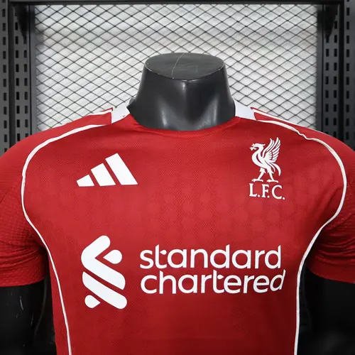 2025/2026 نسخة لاعب ليفربول قميص أرضي كرة قدم  جودة تايلاندية — view 3