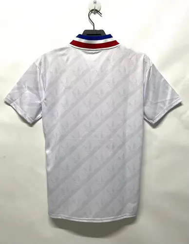 1995-1996 Retro Lyonnais Heim-Fußballtrikot  — view 2