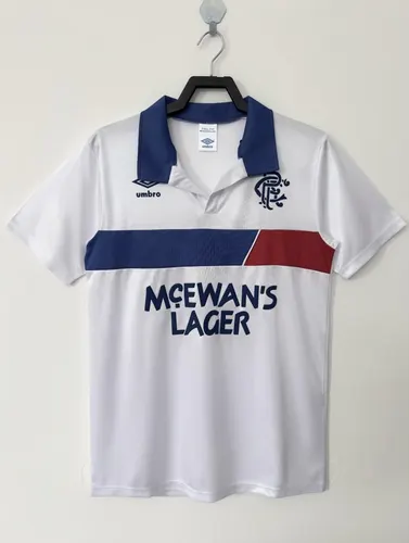 1993/1994 Maillot Extérieur Blanc Rétro Rangers lande — view 1