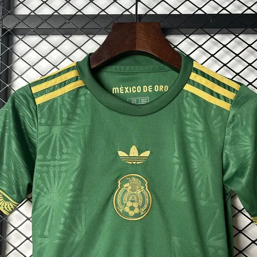 Camiseta de Fútbol Verde Edición Especial Nacional de México 2025 AAA calidad aficionado Talla Infantil — view 5
