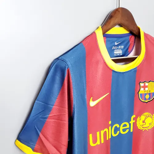 2010/2011 Retro Barcelona Home Football Shirt  — view 6