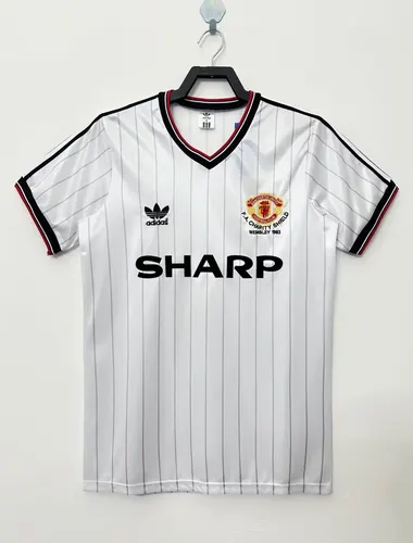 1983/1984 Retro Manchester United Auswärts Fußballtrikot AAA fan-gradät — view 1