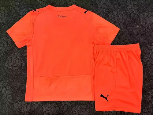 2025/2026 Manchester City Goalie Orange Football Jersey  Kids Size — view 2