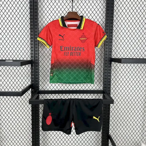 2025/2026 AC Milan Edición conjunta Camiseta de fútbol  Talla infantil — view 1