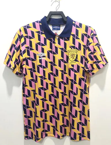Maillot Troisième Extérieur Rétro Équipe Nationale Écosse 1988-1989  — view 1