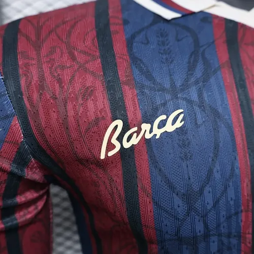 2025/2026 Long Sleeve Barcelona 125th Anniversary Version Football Jersey  — view 4