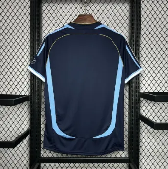2006 Retro Argentinien Nationalmannschaft Auswärts-Fußballtrikot AAA Fan-Qualität — view 2