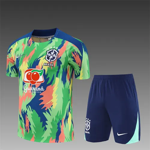 2026 Brasilien Training Buntes Fußballtrikot AAA Fan-Qualität Anzug — view 1