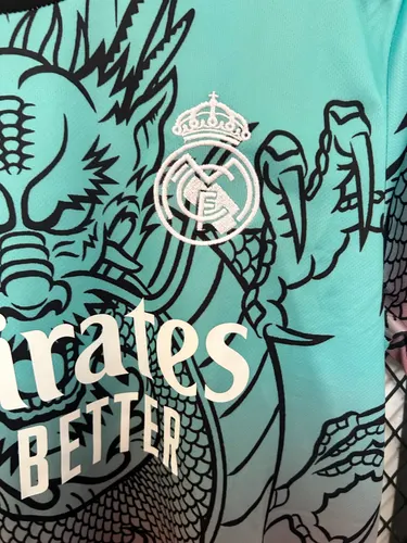 2025/2026 Real Madrid Dragão Tinta Verde Vermelho Edição Especial Camisa de Futebol  — view 5