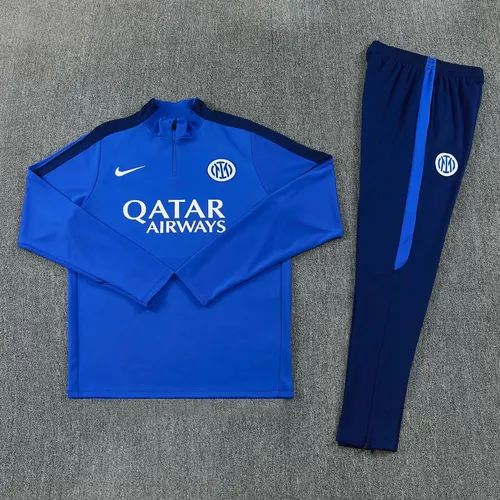 2026/2027 Inter Milan Survêtement Entraînement Demi-Tirette Bleu Maillot de Football   — view 3