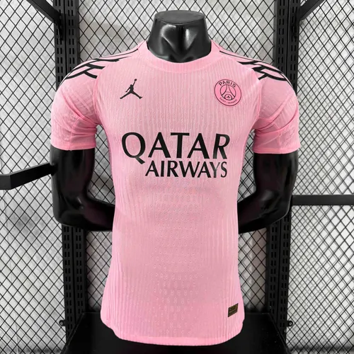2025/2026 Player Version Paris Saint-Germain Fourth Away pink Football Shirt 