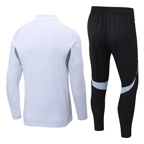 2025/2026 Alemanha Conjunto de Treino Half-Pull Branco de Futebol — view 2