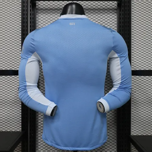 2026/2027 Long Sleeve Player Version Manchester City Home Football Jersey   — view 2