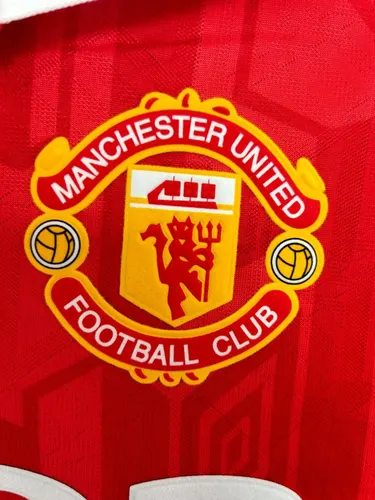 1992/1994 Maillot Rétro Manches Longues Manchester United Home Football  — view 7