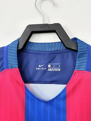 2016/2017 Retro Langarm Barcelona Fußballtrikot Heim AAA fan-gradät — view 3