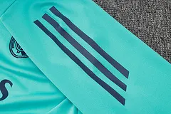 2024/2025 Real Madrid Hellgrün Halb-Reißverschluss Trainingsanzug Fußballtrikot  Set — view 8