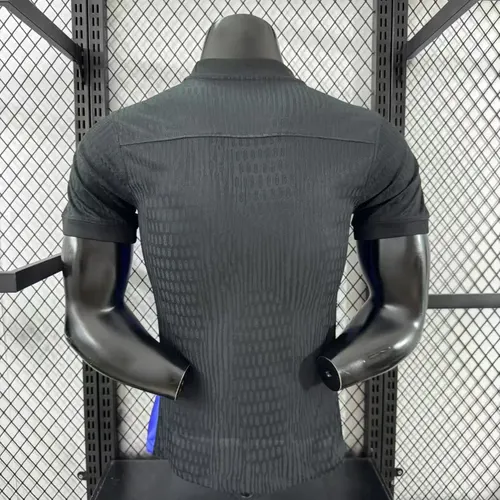 2025/2026 Spielerversion Barcelona Joint Version Schwarz Fußballtrikot  — view 2