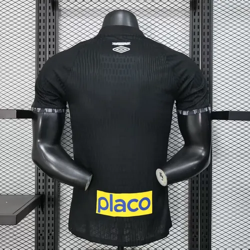 2025/2026 Versión Jugador Camiseta de Fútbol Edición Especial Santos Negro 01 Calidad Thai — view 2