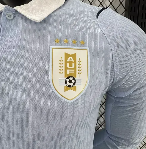 Camisa de Futebol Manga Longa Versão Jogador Uruguai Casa 2026  — view 8