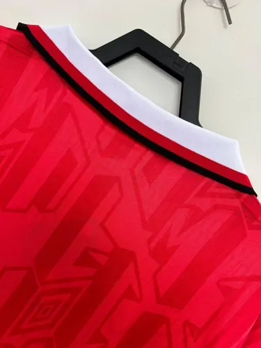 1992/1994 Maillot Rétro Manches Longues Manchester United Home Football  — view 4