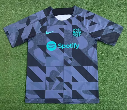 2023/2024 Barcelona Trainingsbekleidung Graues Trikot — view 1
