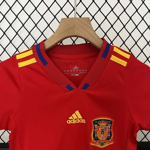 Camisa Retro 2010 Espanha Casa Futebol AAA qualidade fã Tamanho Infantil — view 3