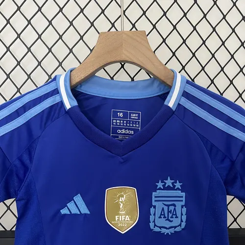 2024 Camiseta Visitante Selección Nacional de Argentina AAA calidad fan Talla Infantil — view 9