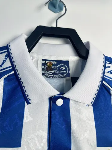 1994-1995 Retro Real Sociedad Heim Fußballtrikot AAA fan-gradät — view 3
