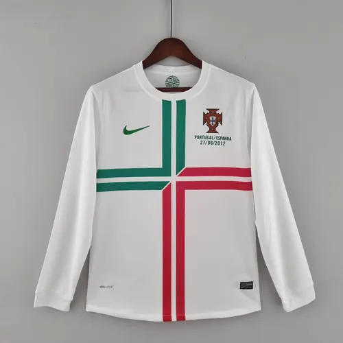 Camiseta de Fútbol Retro Manga Larga Portugal Visitante 2012 — view 1