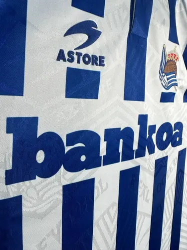 1994-1995 Retro Real Sociedad Heim Fußballtrikot AAA fan-gradät — view 6