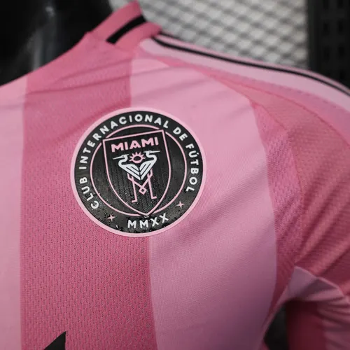 2025/2026 Manches Longues Version Joueur Maillot Domicile Inter Miami lande — view 5