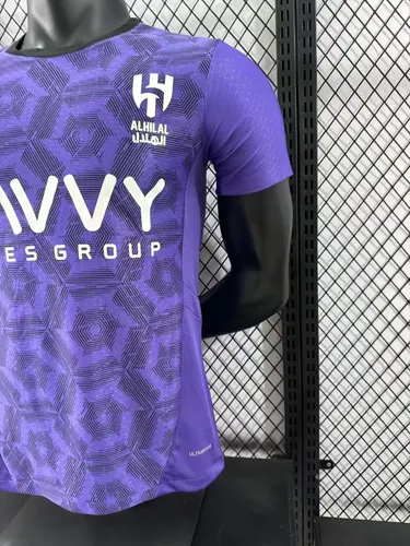 2024/2025 Versión Jugador Al-Hilal Saudi Tercera Equipación Visitante Camiseta de Fútbol  — view 8