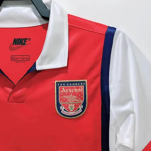 Camisa de Futebol Retro Arsenal Home 1998/1999  — view 4