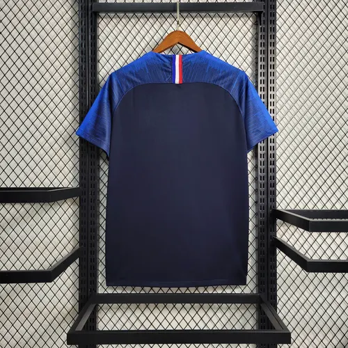 2018 Retro Frankreich Heim Fußballtrikot AAA Fan-Qualität — view 4