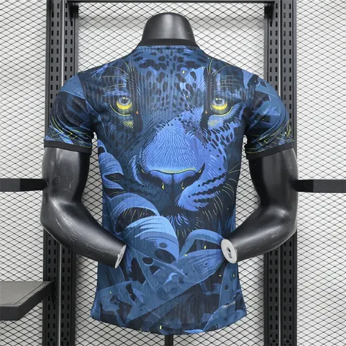 2024/2025 Versão Jogador Brasil Camisa de Futebol Edição Especial Leopardo  — view 2