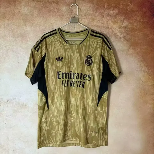 2025/2026 Real Madrid Édition Spéciale Dorée Maillot de Football  — view 1