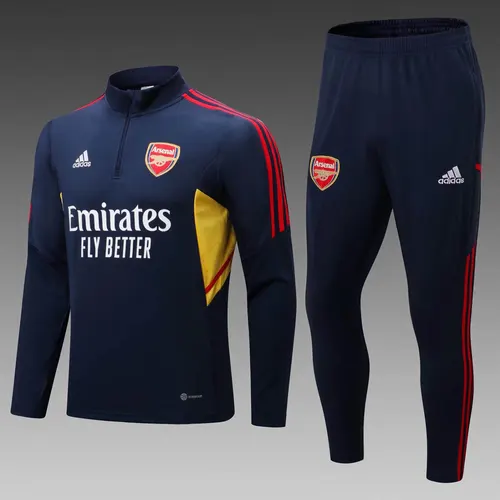 Conjunto de Treino Arsenal Half-Pull Azul Real 2022/2023  — view 1