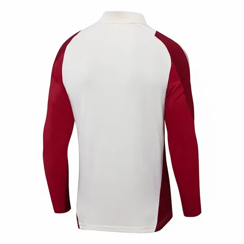 2024/2025 Bayern Half-Pull Training Suit White Red Jersey Set  — view 4