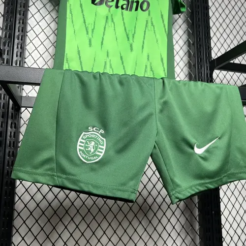 2024/2025 Sporting Lissabon Drittes Auswärts Fußballtrikot  Kindergröße — view 6