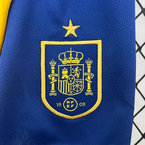 2024 España Camiseta de Fútbol Local AAA Grado Aficionado Talla Infantil — view 9