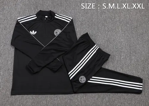 Ensemble d'entraînement demi-zip noir édition 125e anniversaire Allemagne 2025 — view 3