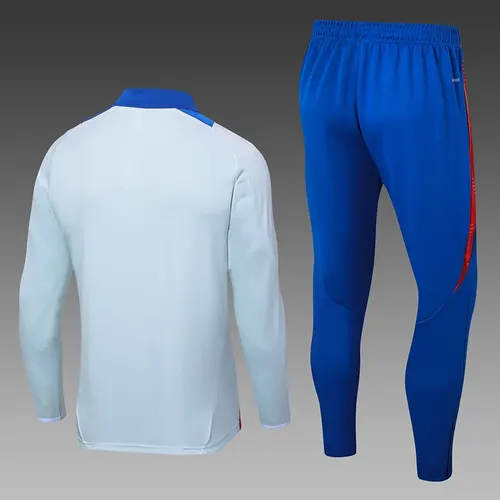 Conjunto de Treino Espanha Meia Puxada Azul Claro 2024-2025 — view 2