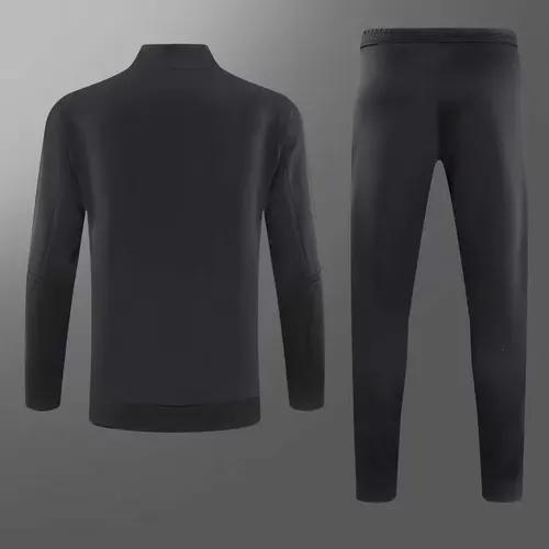 Ensemble de maillot de football à fermeture éclair longue noir Arsenal 2023/2024  — view 2