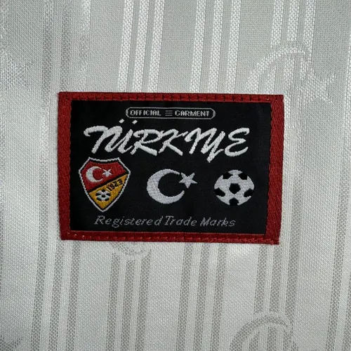 1996 Retro Türkiye Selección Nacional Visitante Camiseta de Fútbol  — view 7