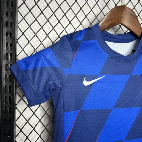 2024 Croatia National Team Away Football Shirt  Kids Size — view 5