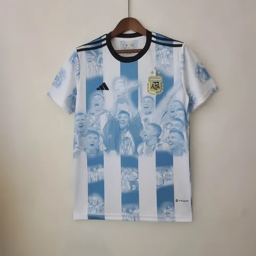 2022 Argentina Home Champion Commemorative Edition Jersey — view 1